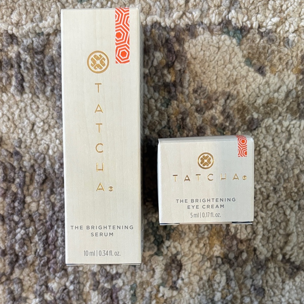 Tatcha Brightening Serum and Eye Cream Mini Duo